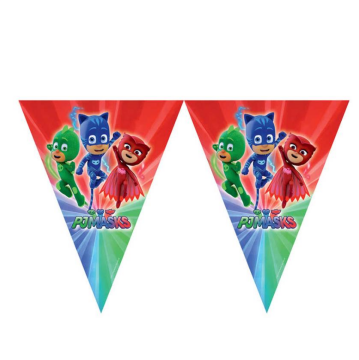Pj Masks Üçgen Bayrak