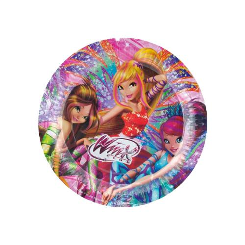 Winx Lisanslı Karton Tabak ( 8 Adet )