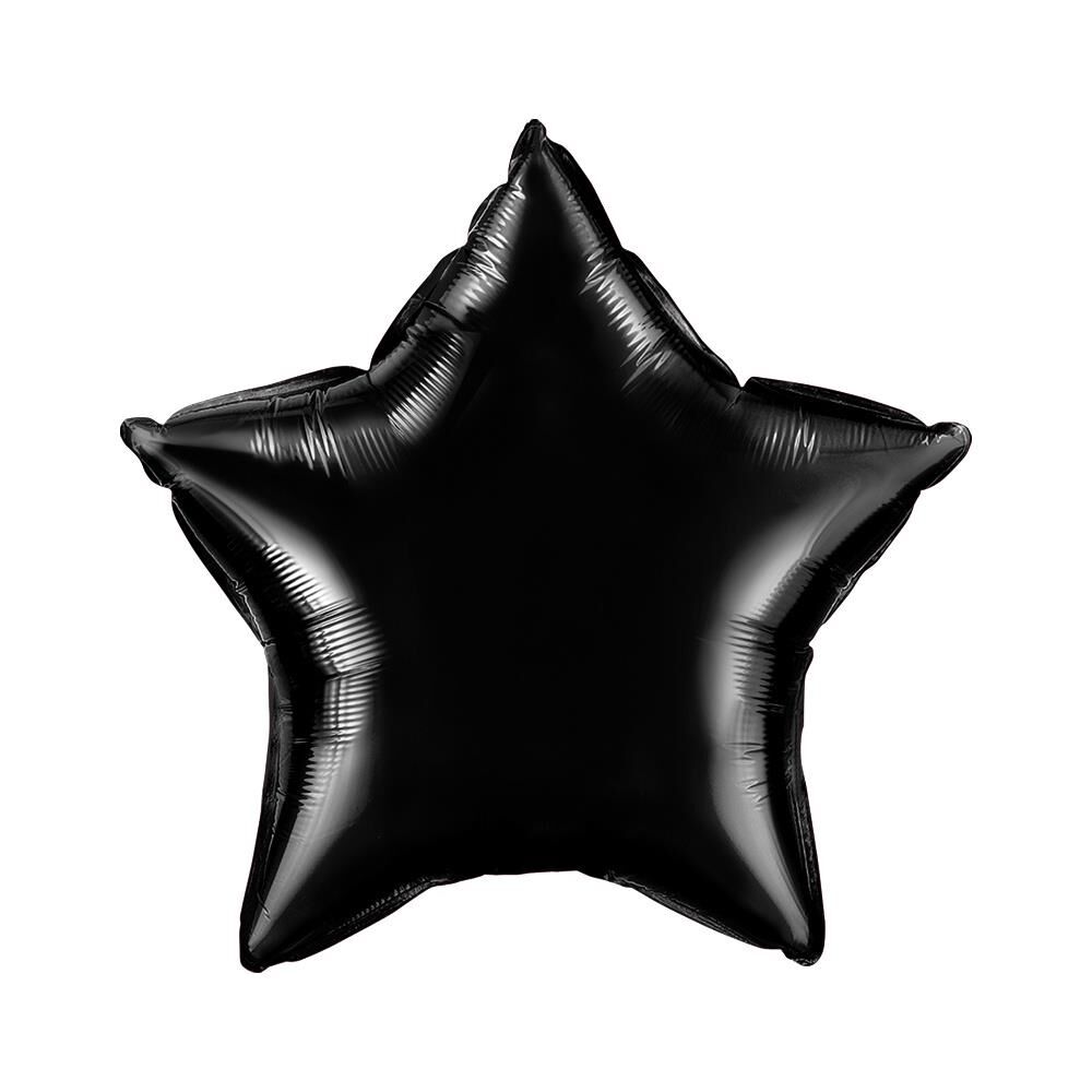 18'' YILDIZ SİYAH FOLYO BALON