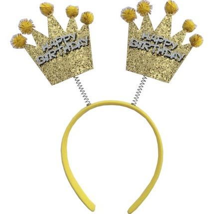 Happy Birthday Kral Taç Simli