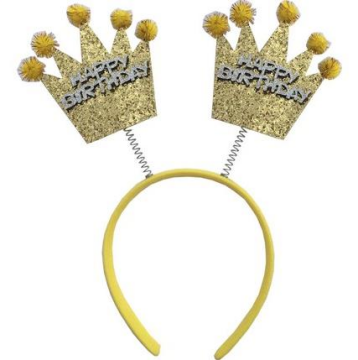 Happy Birthday Kral Taç Simli