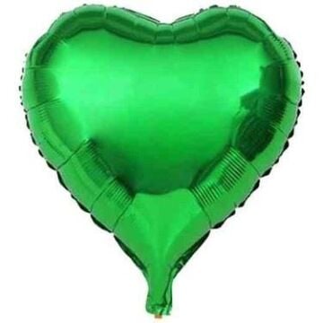 18'' KALP YEŞİL FOLYO BALON