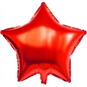 18'' YILDIZ KIRMIZI FOLYO BALON
