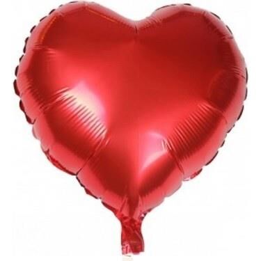 24'' KALP KIRMIZI FOLYO BALON