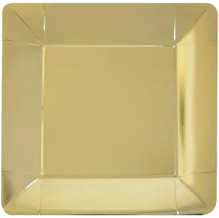 Metalize Gold Karton Tabak 6 Adet