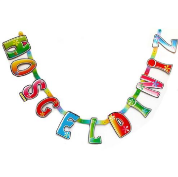 Hoşgeldiniz Yazı Çiçekli