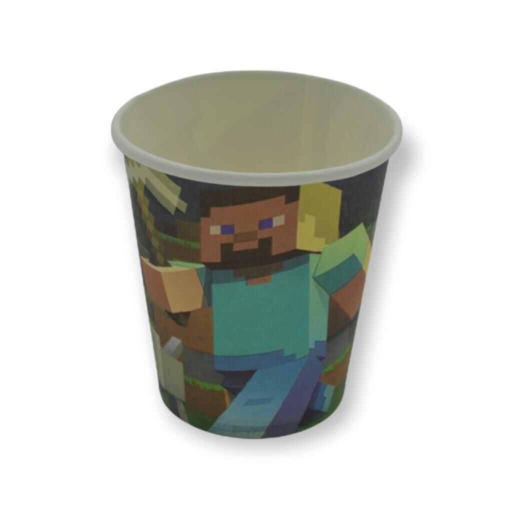 MİNECRAFT KARTON BARDAK 8 Lİ