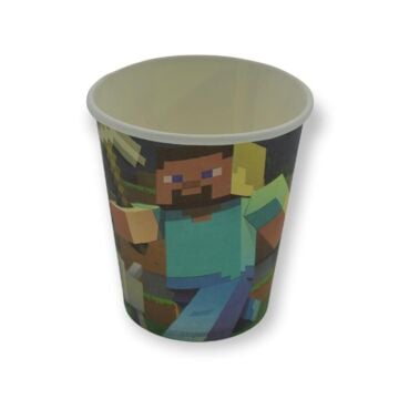 MİNECRAFT KARTON BARDAK 8 Lİ