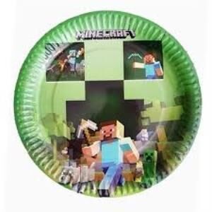 MİNECRAFT KARTON TABAK 8 Lİ