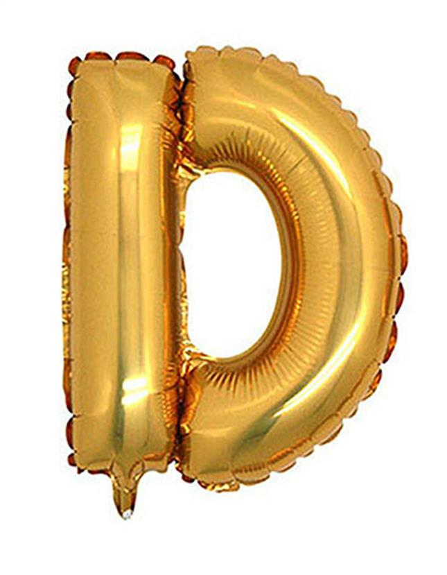 S/SHAPE FOLYO BALON HARF -D- GOLD