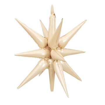 KUTUP YILDIZI KREM FOLYO BALON