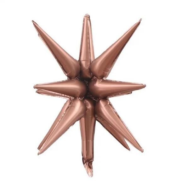 KUTUP YILDIZI KAHVERENGİ FOLYO BALON