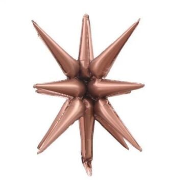 KUTUP YILDIZI KAHVERENGİ FOLYO BALON