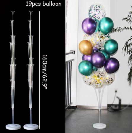 Balon Standı 19 Lu Metal Çubuklu Kolay Kurulum Ücretsiz Kargo
