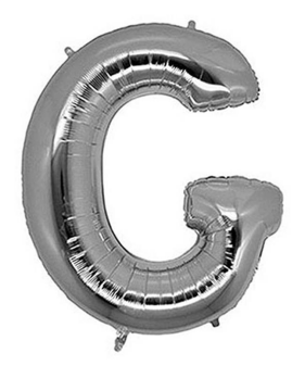 S/SHAPE FOLYO BALON HARF -G- GÜMÜŞ