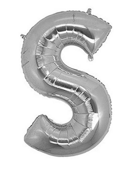 S/SHAPE FOLYO BALON HARF -S- GÜMÜŞ