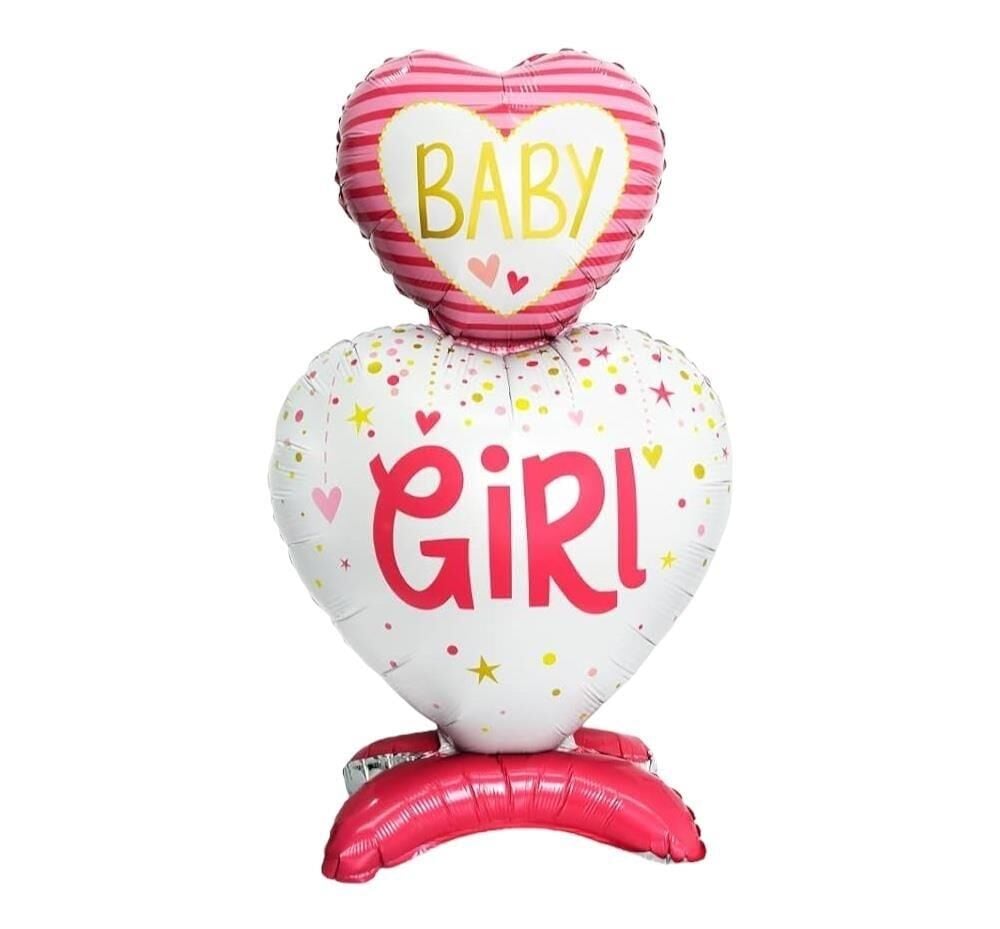 AYAKLI BABY GİRL FOLYO BALON