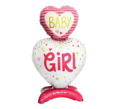 AYAKLI BABY GİRL FOLYO BALON