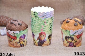 BRAWL STARS CUPCAKE 25 Lİ