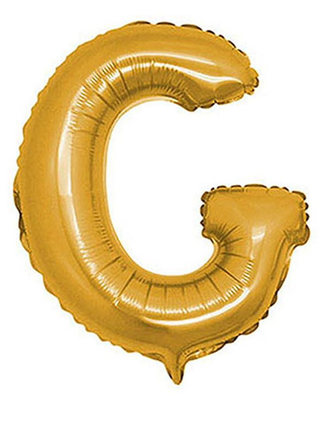 S/SHAPE FOLYO BALON HARF -G- GOLD