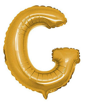 S/SHAPE FOLYO BALON HARF -G- GOLD