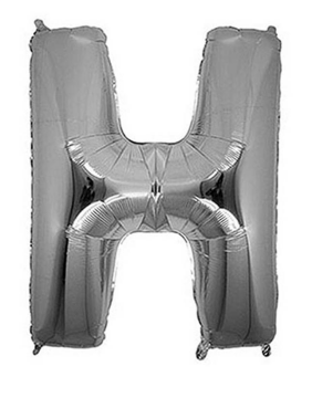 S/SHAPE FOLYO BALON HARF -H- GÜMÜŞ