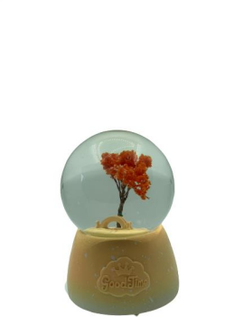 Kar Küresi Japon Kiraz Ağacı Pilli Işıklı Müzikli 12 Cm Kargo Ücretsiz