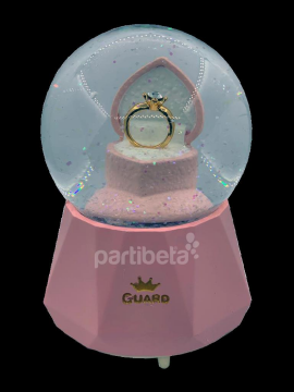 Kar Küresi Tek Taş Işıklı Müzikli Püskürtme Motorlu Büyük Boy 15 Cm Ücretsiz Kargo