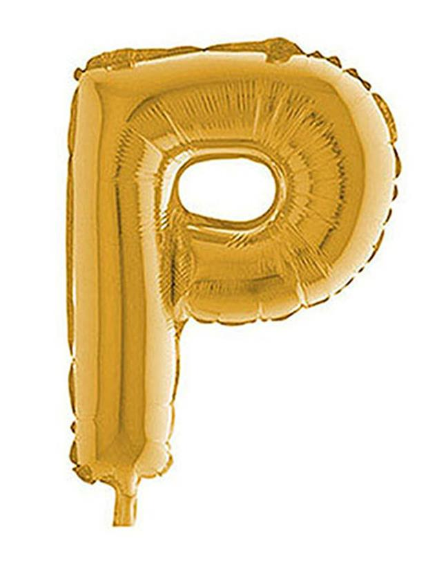 S/SHAPE FOLYO BALON HARF -P- ALTIN