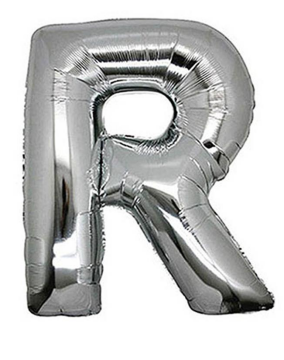 S/SHAPE FOLYO BALON HARF -R- GÜMÜŞ