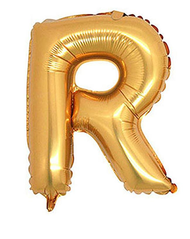 S/SHAPE FOLYO BALON HARF -R- GOLD