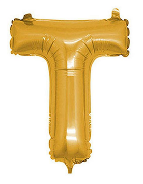 S/SHAPE FOLYO BALON HARF -T- ALTIN