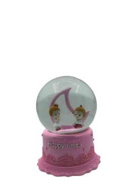 Kar Küresi Mutlu Zamanlar Pilli Işıklı Müzikli 12 Cm Kargo Ücretsiz