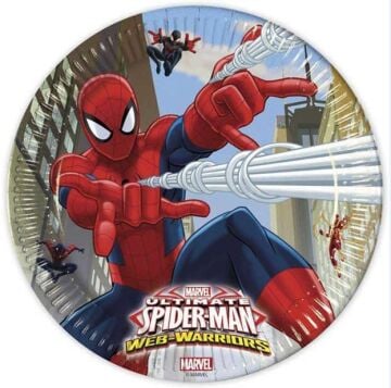 SPİDERMAN KARTON TABAK 8 Lİ