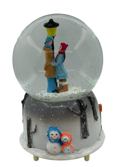 Kar Küresi Kış Masalı Pilli Işıklı Müzikli Püskürtme Motorlu Büyük Boy 15 Cm Kargo Ücretsiz