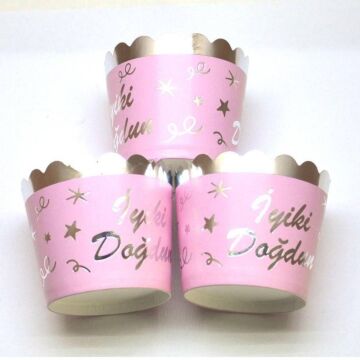 PEMBE GÜMÜŞ CUPCAKE
