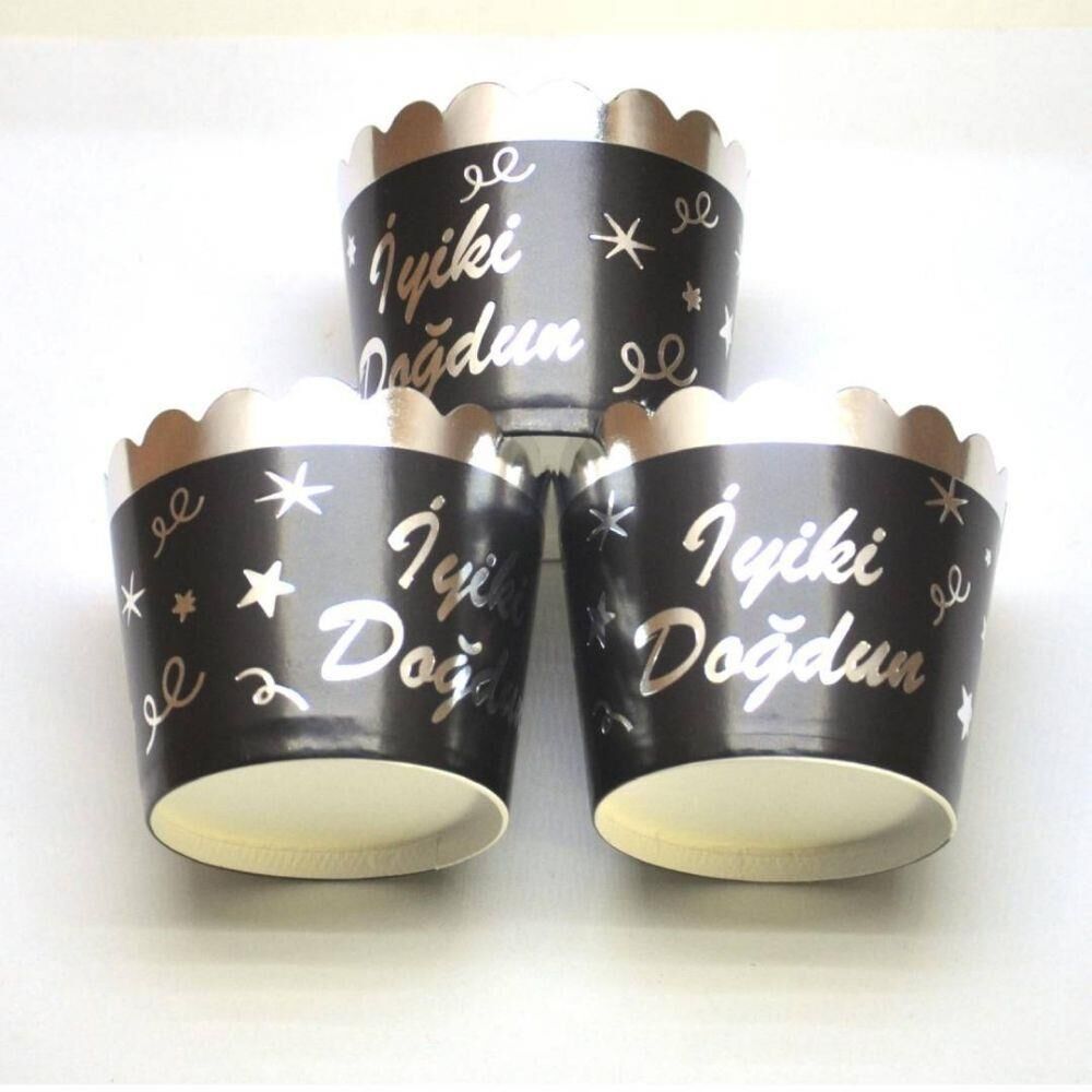 SİYAH GÜMÜŞ CUPCAKE