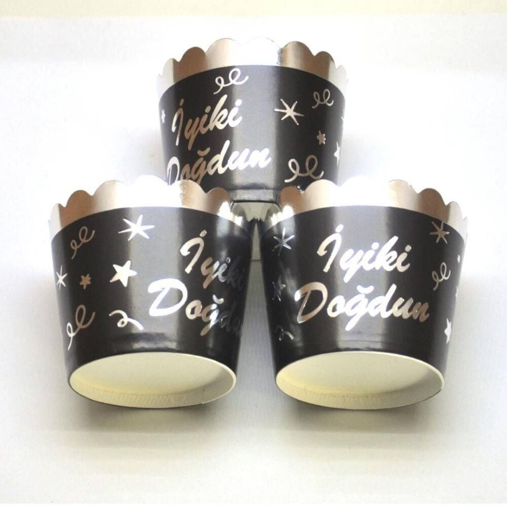 SİYAH GÜMÜŞ CUPCAKE