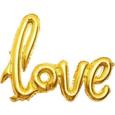 İMZA LOVE FOLYO BALON GOLD