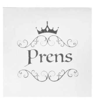 GÜMÜŞ PRENS VARAK BASKILI KAĞIT PEÇETE