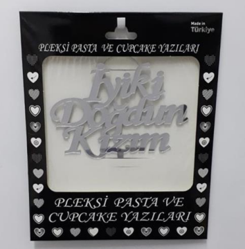 Pleksi İyiki Doğdun Kızım Gold-Gümüş