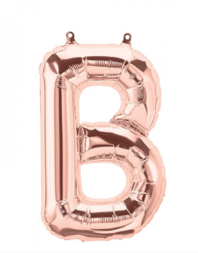 S/SHAPE FOLYO BALON HARF -B- ROSE GOLD