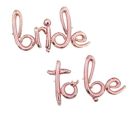 BRİDE TO BE İMZA ROSE FOLYO BALON