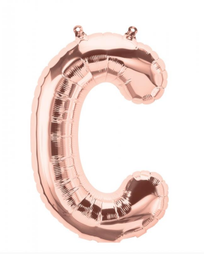 S/SHAPE FOLYO BALON HARF -C- ROSE GOLD