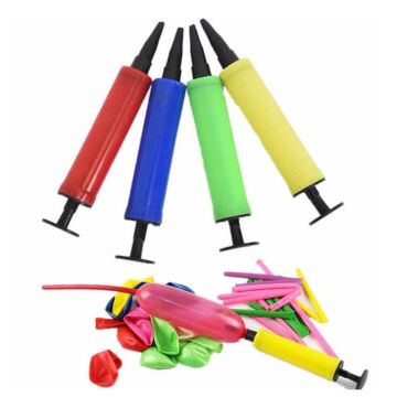 Balon Şişirme Pompası El Pompası Makaron Renk