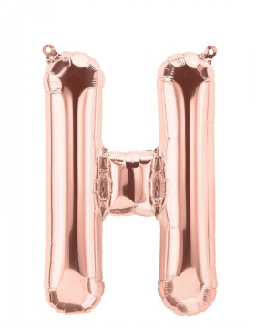 S/SHAPE FOLYO BALON HARF -H- ROSE GOLD