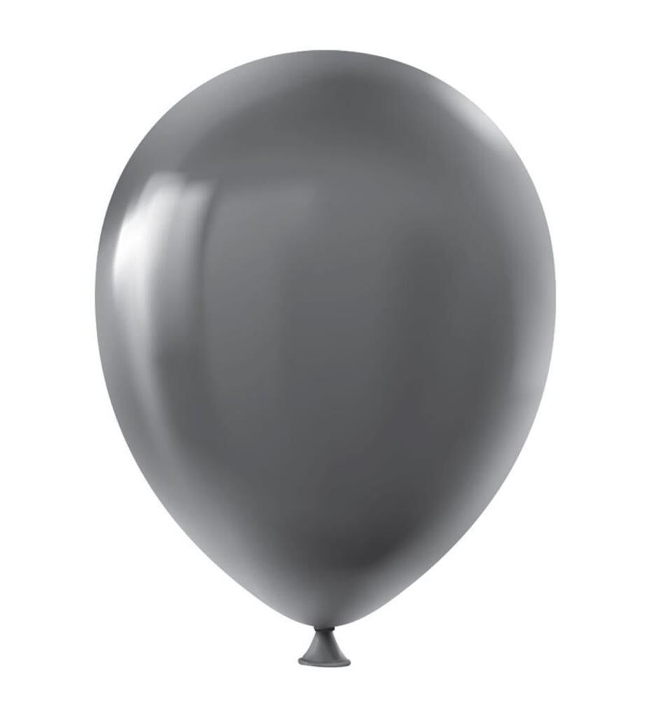 5'' PASTEL SİYAH BALON (100 ADET)