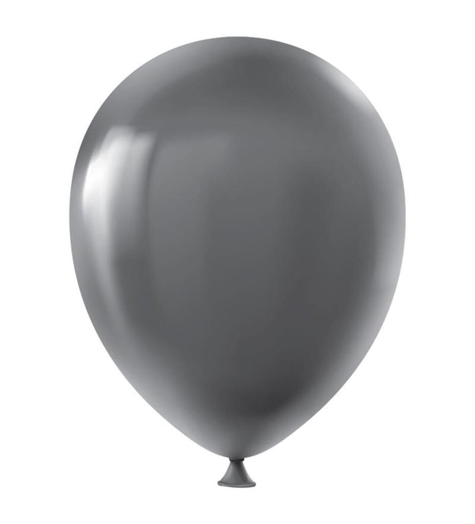 5'' PASTEL SİYAH BALON (100 ADET)