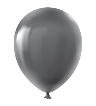 5'' PASTEL SİYAH BALON (100 ADET)