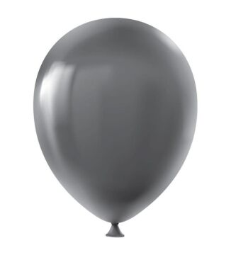 5'' PASTEL SİYAH BALON (100 ADET)